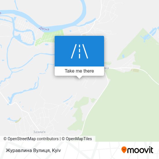 Журавлина Вулиця map