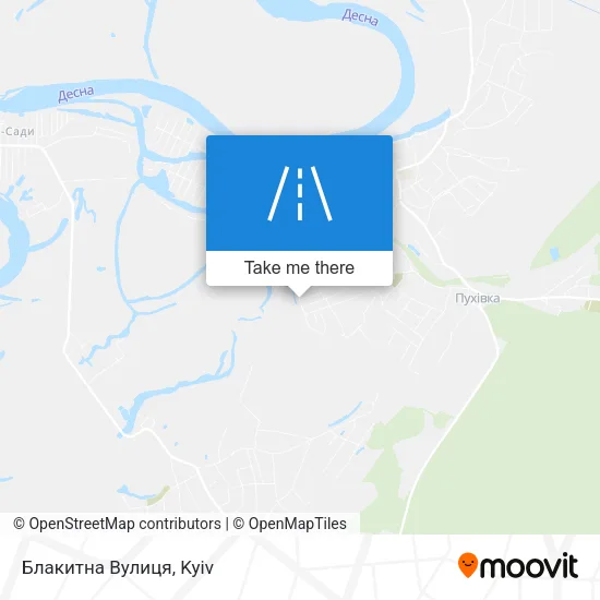 Карта Блакитна Вулиця