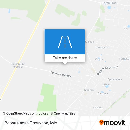 Ворошилова Провулок map