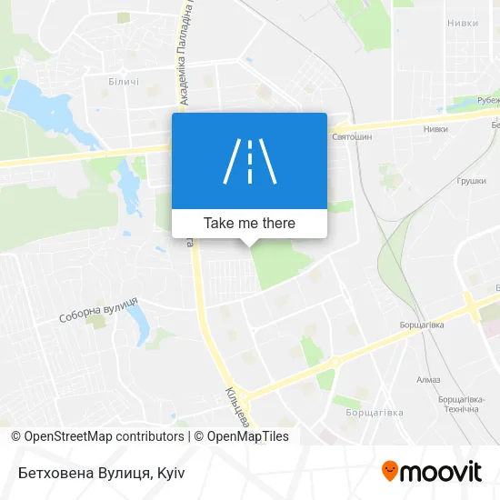 Карта Бетховена Вулиця