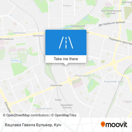 Вацлава Гавела Бульвар map