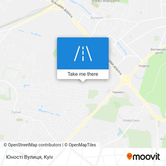 Юності Вулиця map