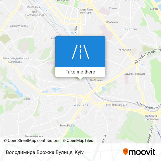 Карта Володимира Брожка Вулиця