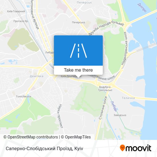 Саперно-Слобідський Проїзд map