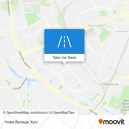 Карта Нова Вулиця