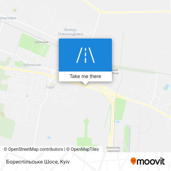 Бориспільське Шосе map