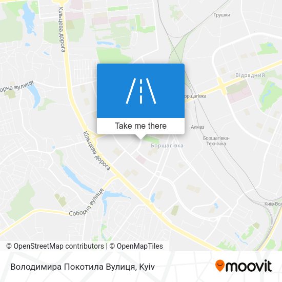 Володимира Покотила Вулиця map