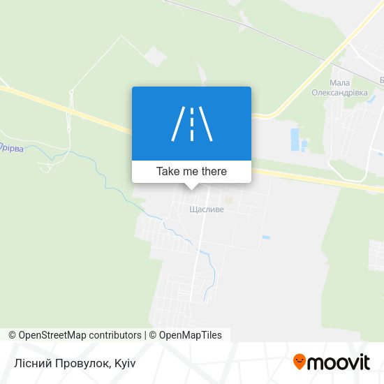 Лісний Провулок map