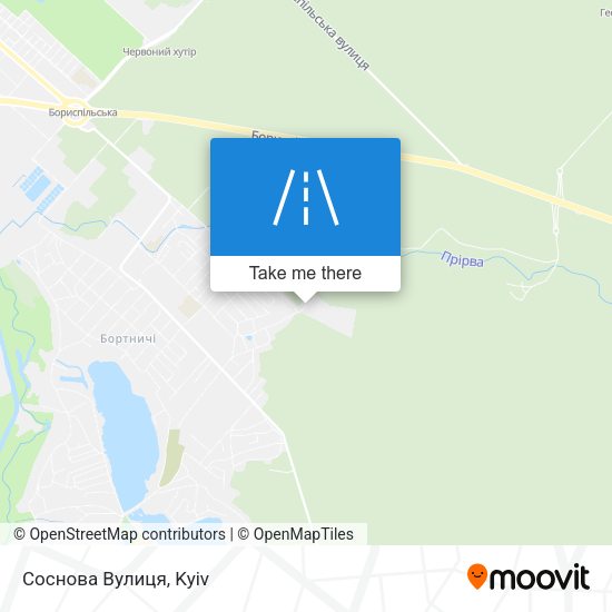 Соснова Вулиця map
