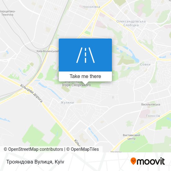Трояндова Вулиця map