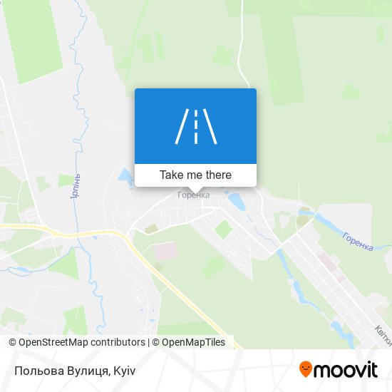 Польова Вулиця map