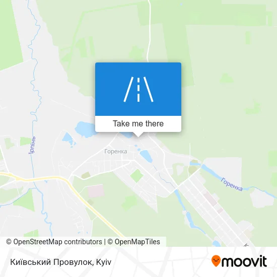 Карта Київський Провулок