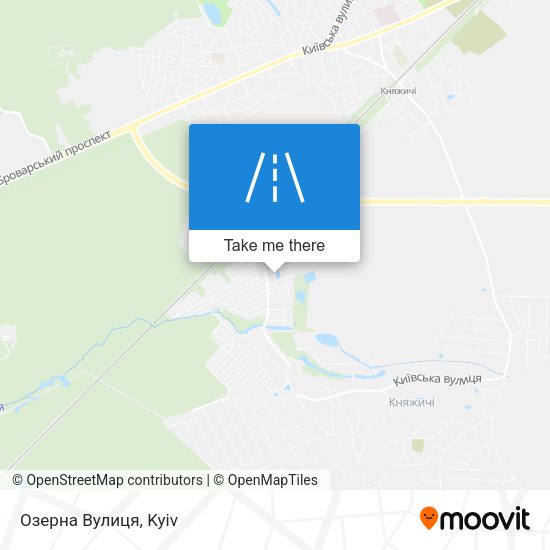 Озерна Вулиця map