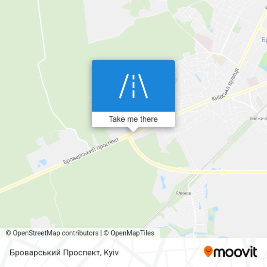 Броварський Проспект map