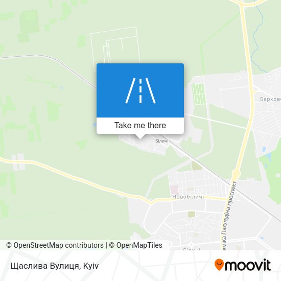 Щаслива Вулиця map