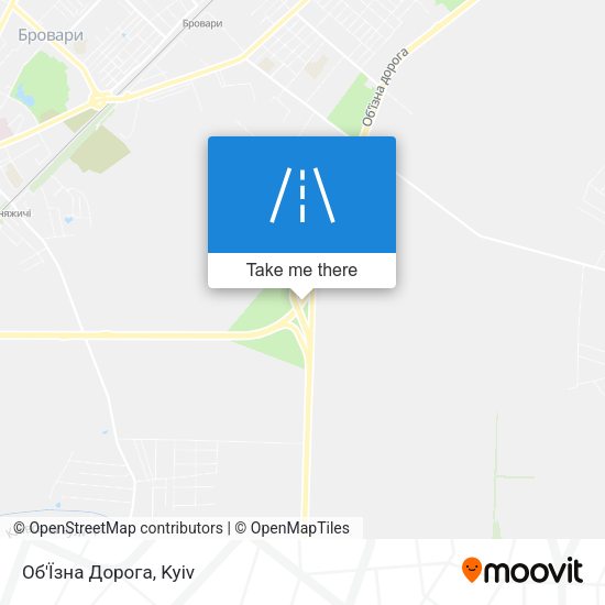 Об'Їзна Дорога map