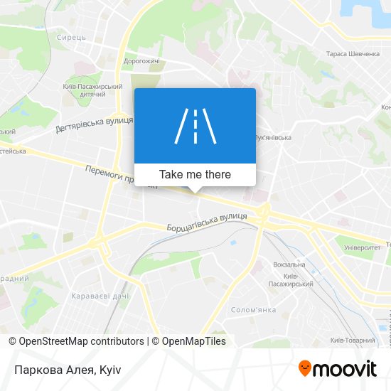 Паркова Алея map