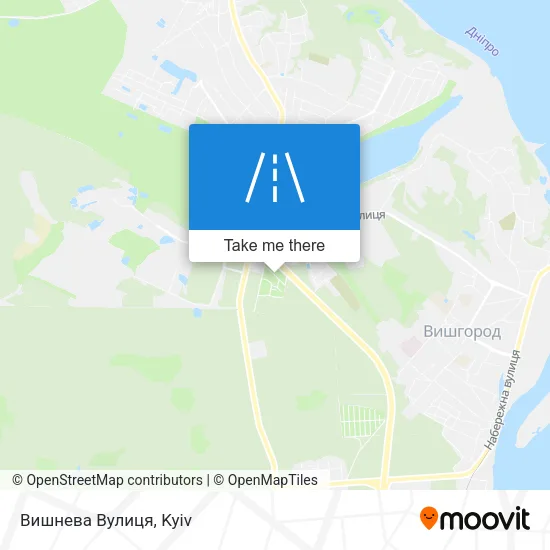 Карта Вишнева Вулиця