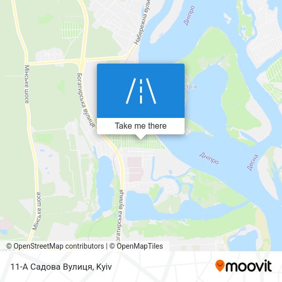 11-А Садова Вулиця map