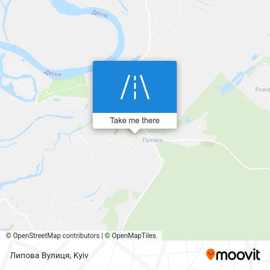 Липова Вулиця map