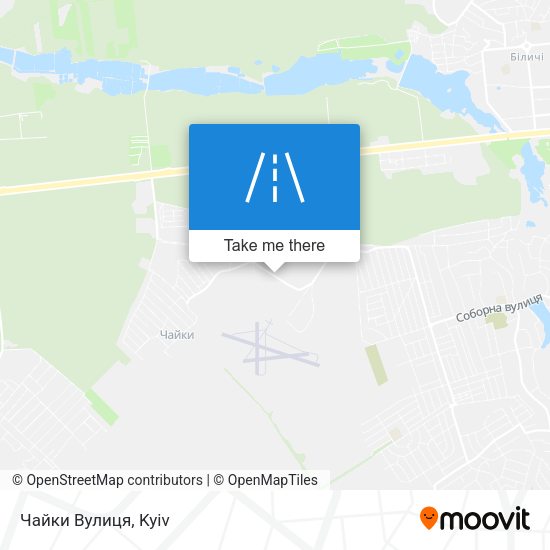 Чайки Вулиця map