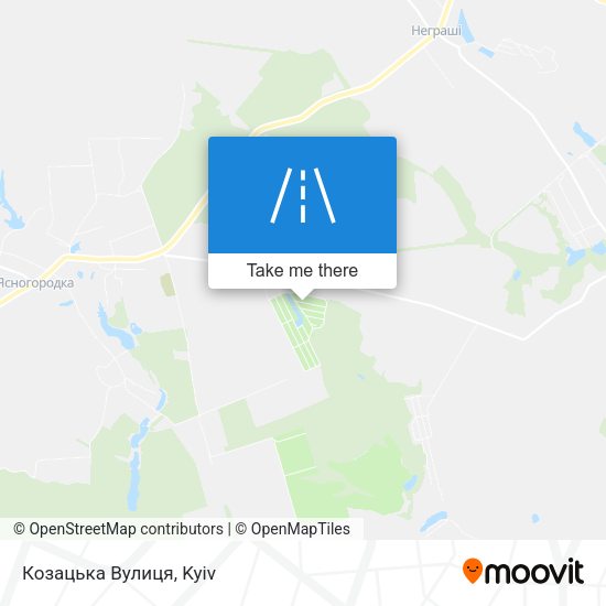 Козацька Вулиця map