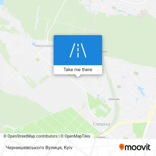 Карта Чернишевського Вулиця
