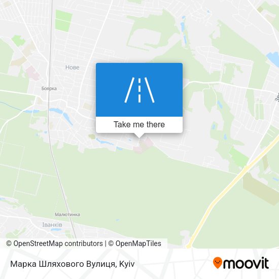 Марка Шляхового Вулиця map
