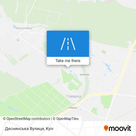 Карта Деснянська Вулиця