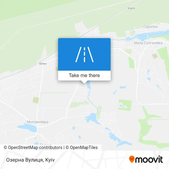 Карта Озерна Вулиця