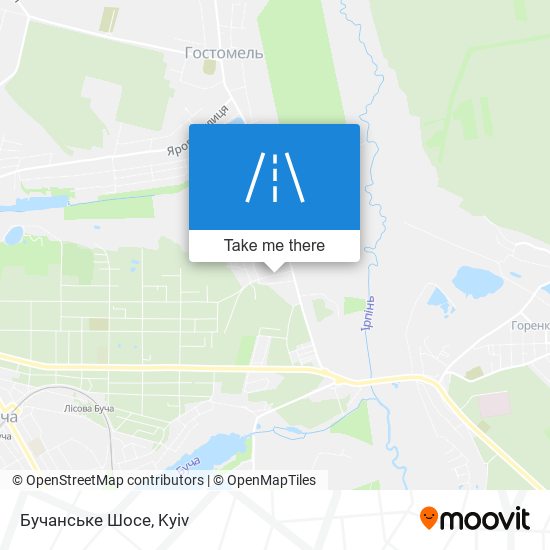 Бучанське Шосе map