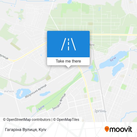 Гагаріна Вулиця map