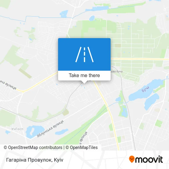 Карта Гагаріна Провулок