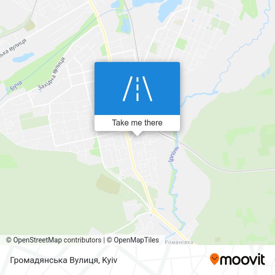Громадянська Вулиця map