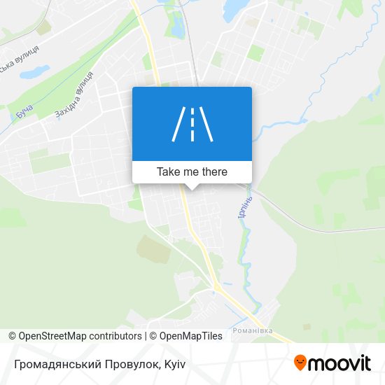 Громадянський Провулок map