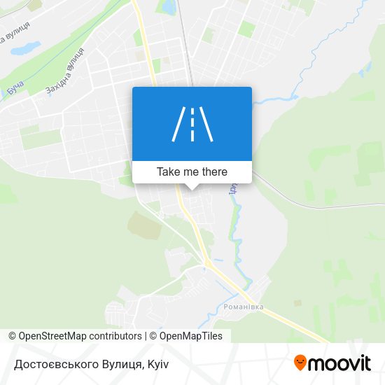 Достоєвського Вулиця map