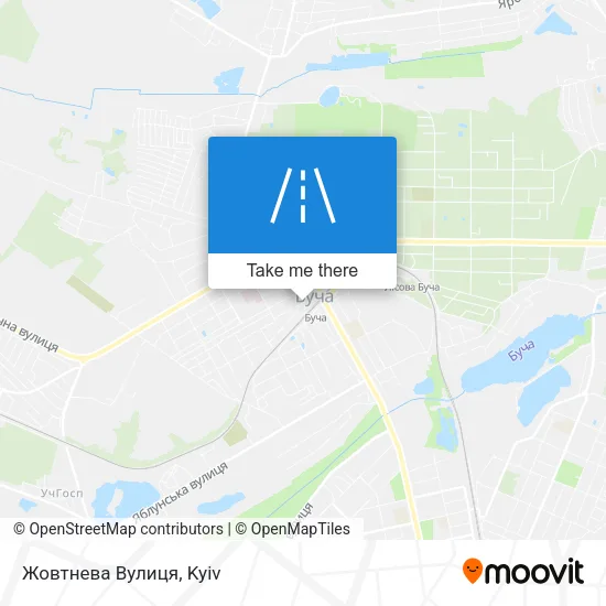 Карта Жовтнева Вулиця