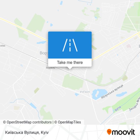 Київська Вулиця map