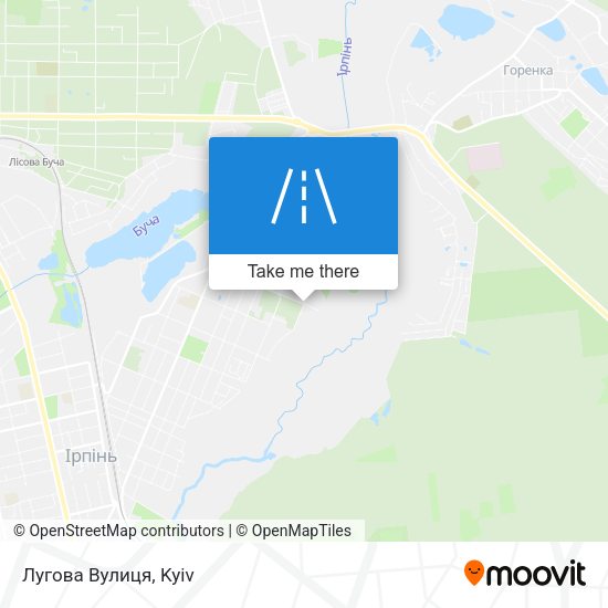 Лугова Вулиця map