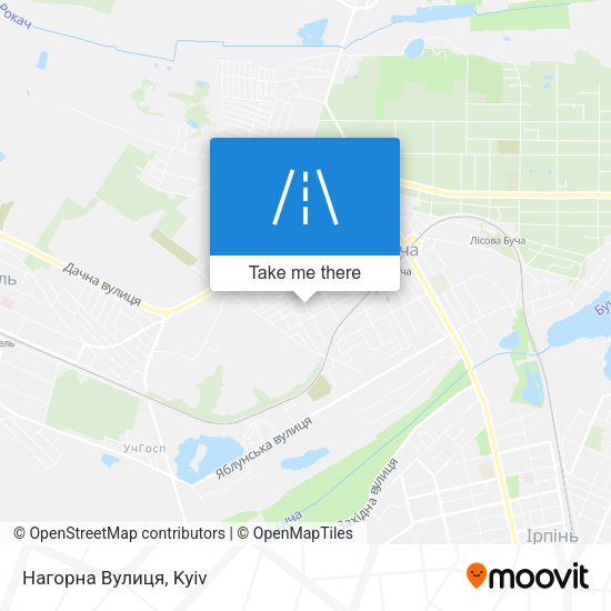 Нагорна Вулиця map