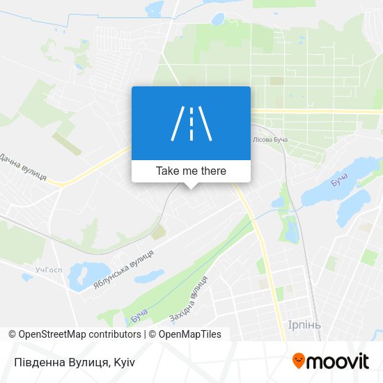 Південна Вулиця map