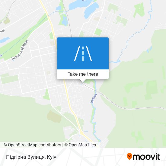 Підгірна Вулиця map