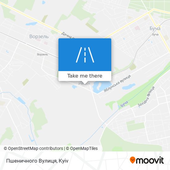 Пшеничного Вулиця map