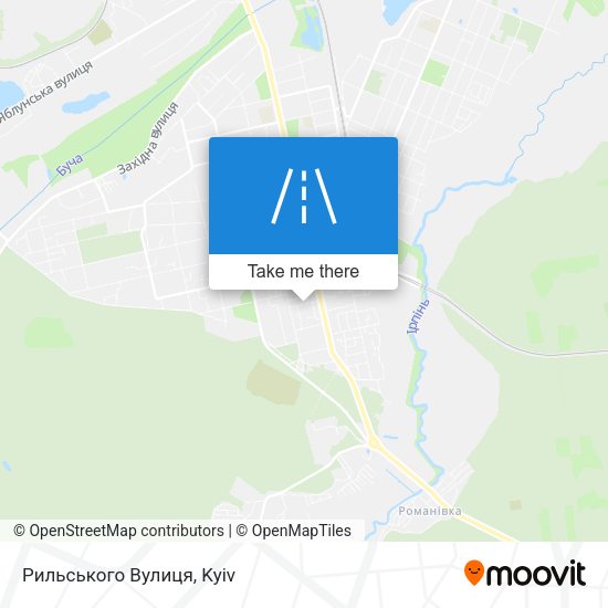 Рильського Вулиця map