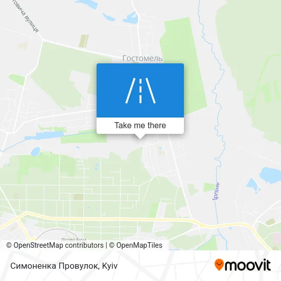 Карта Симоненка Провулок