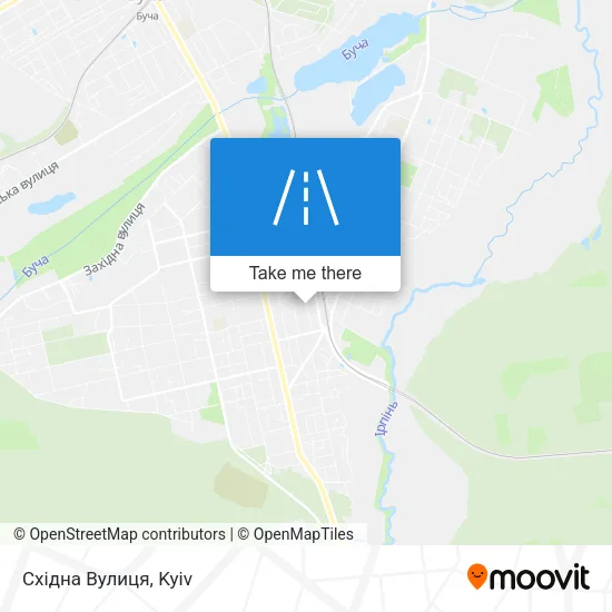 Карта Східна Вулиця