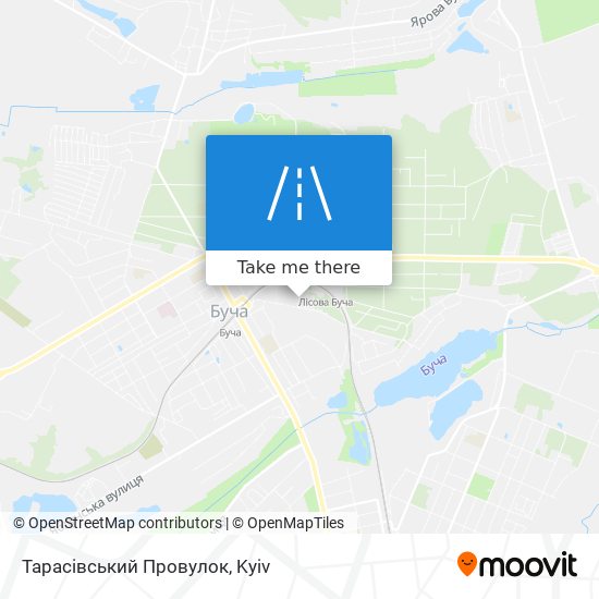 Карта Тарасівський Провулок