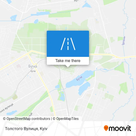 Карта Толстого Вулиця