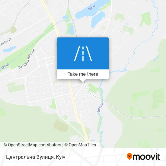 Карта Центральна Вулиця