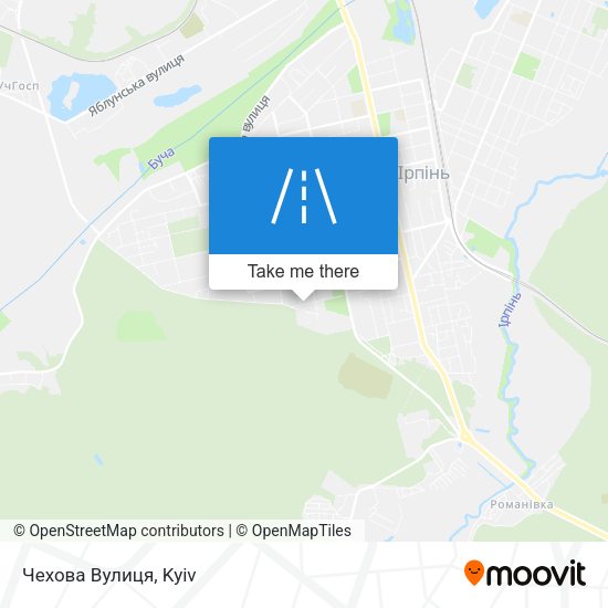 Чехова Вулиця map